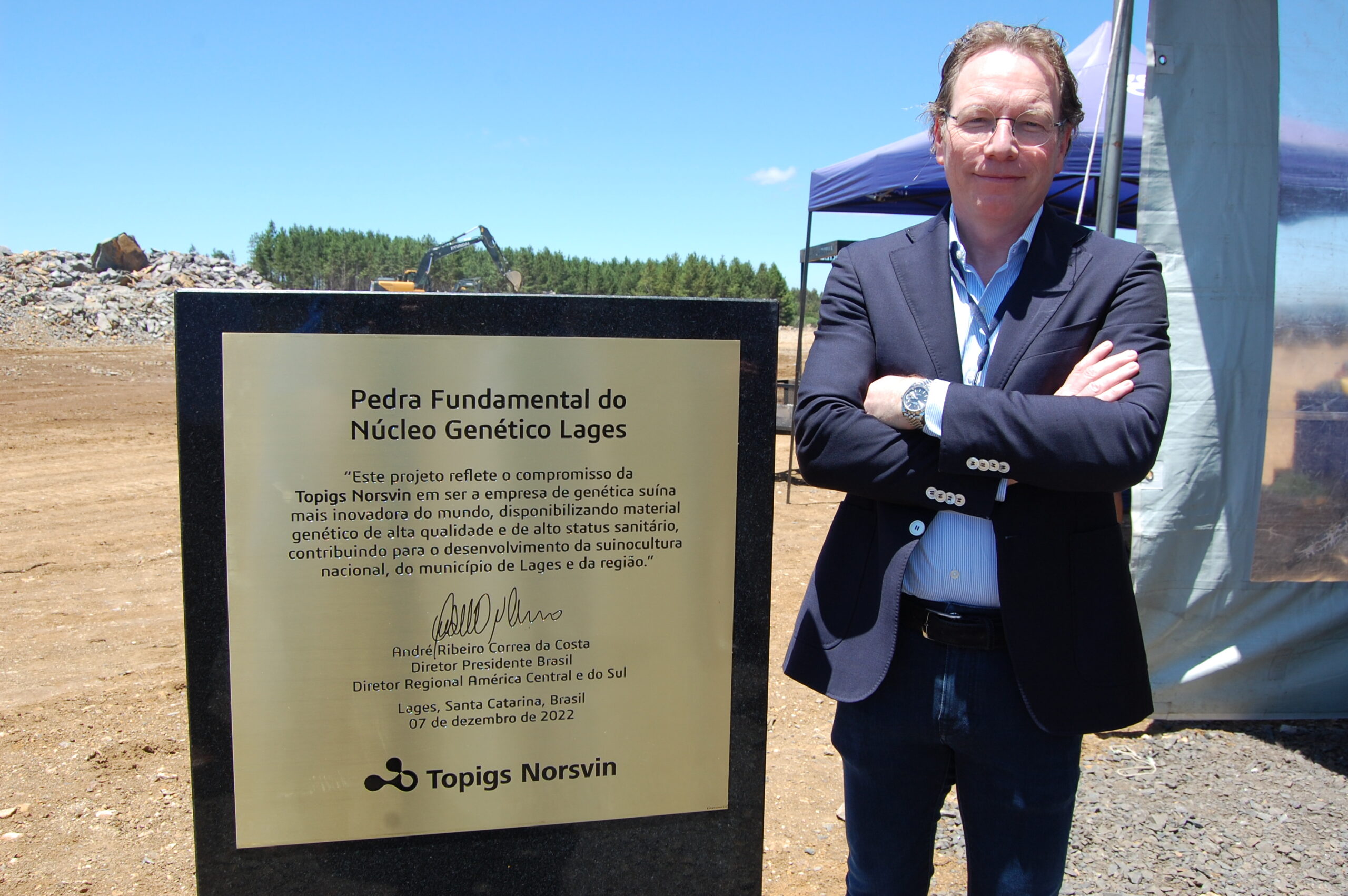 Com investimento de R$ 40 milhões, Topigs Norsvin coloca Lages no cenário da suinocultura moderna com a construção de Núcleo Genético