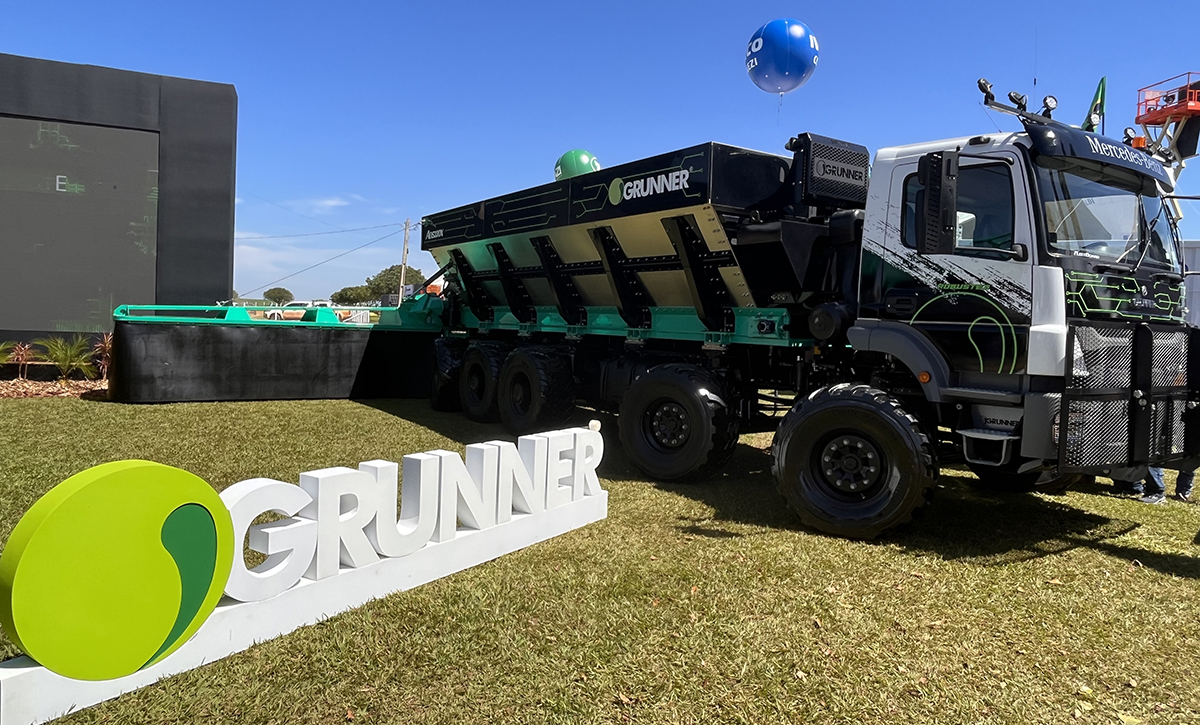 Tecnoshow Comigo: Grunner anuncia entrada no mercado de grãos com investimento de R$ 15 milhões em novo equipamento