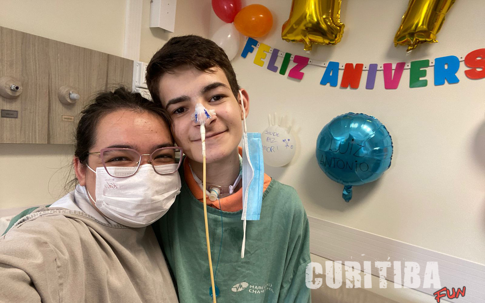 Menino com tumor raro viaja de Rondônia mais de dois dias de ônibus para realizar cirurgia em Curitiba