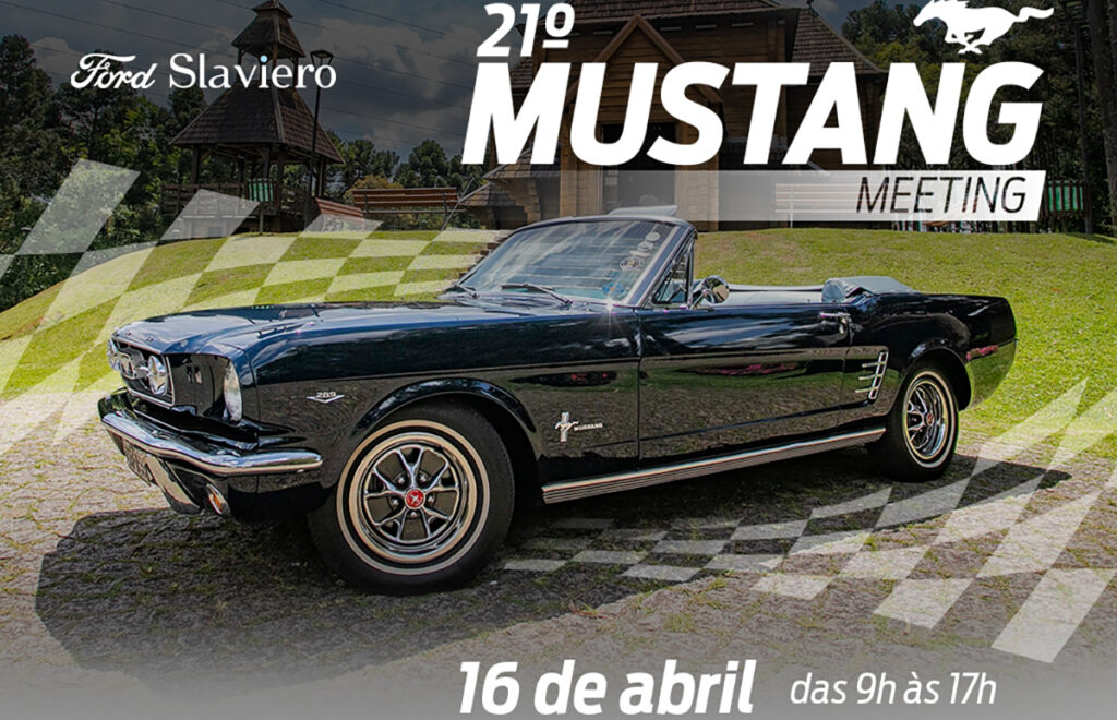 Mustang Meeting: evento com exposição de 60 carros realiza campanha solidária