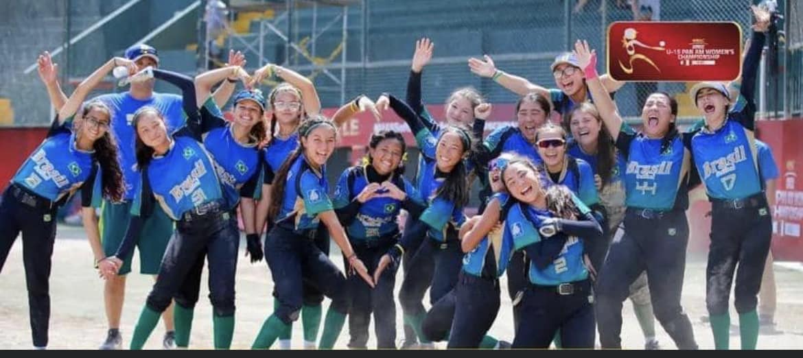 Time de Softbol Feminino brasileiro classificado para o Mundial de Softbol Sub-15 no Japão