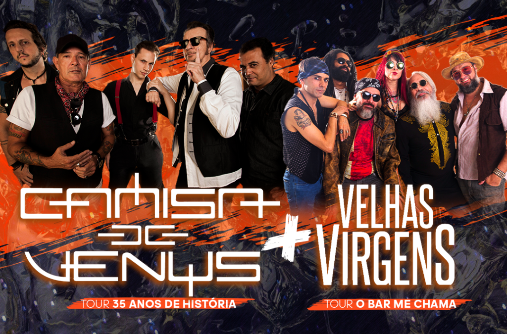 Lendas do Rock nacional, Camisa de Vênus e Velhas Virgens prometem show histórico em Curitiba