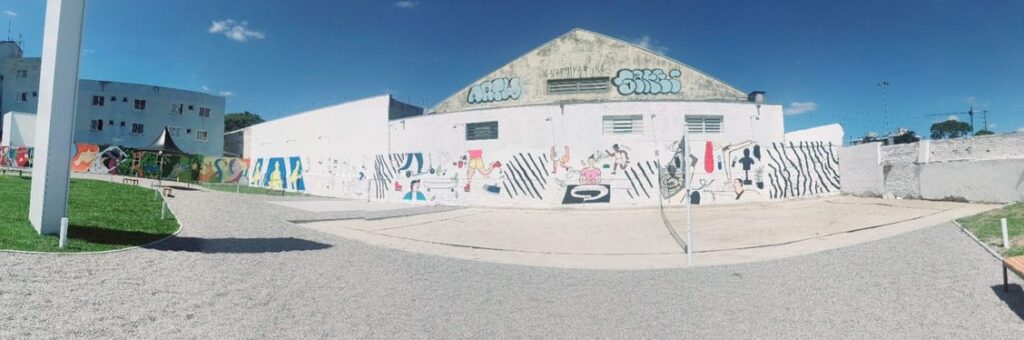 Praça de uso compartilhado para esporte e lazer é inaugurada no bairro Prado Velho Praça de uso compartilhado para esporte e lazer é inaugurada no bairro Prado Velho