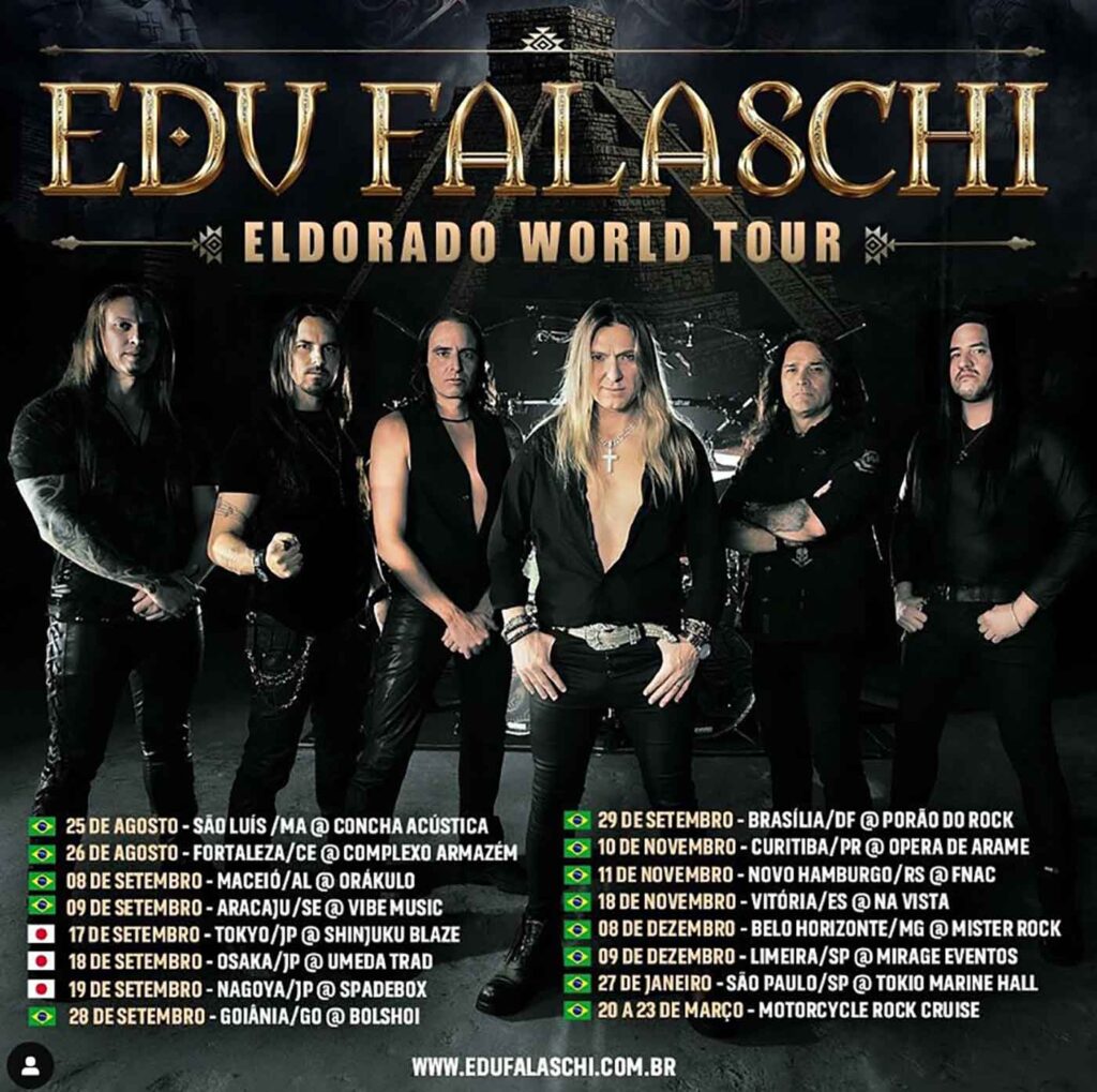 Edu Falaschi: álbum “Eldorado” explora a riqueza musical latina; ouça nas plataformas digitais e se prepare para o show em Curitiba no dia 10/11 Edu Falaschi: álbum “Eldorado” explora a riqueza musical latina; ouça nas plataformas digitais e se prepare para o show em Curitiba no dia 10/11