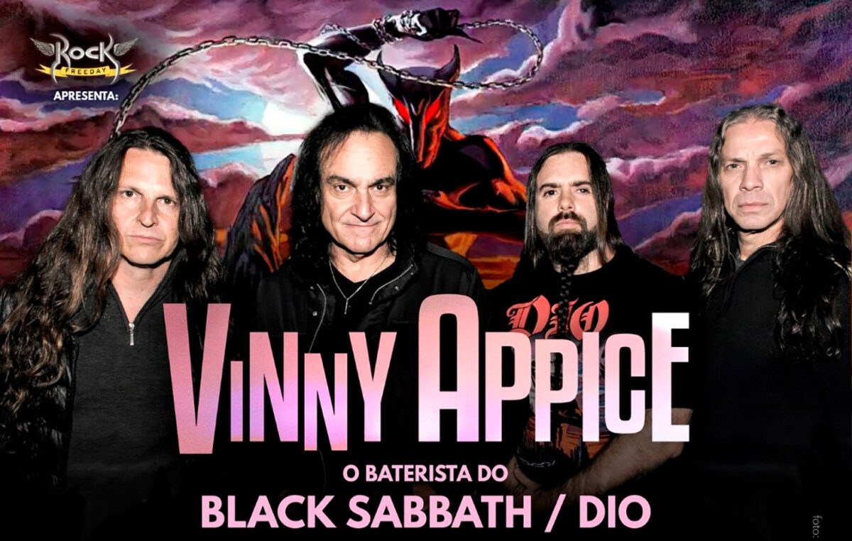 Vinny Appice volta ao Brasil com estrelas do metal nacional e o melhor de Black Sabbath e Dio Vinny Appice volta ao Brasil com estrelas do metal nacional e o melhor de Black Sabbath e Dio
