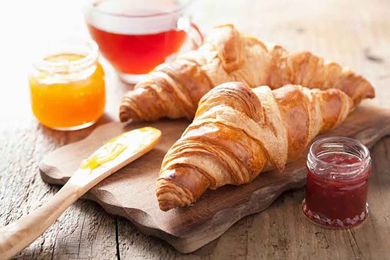 Croissant da Bread King é a opção certa para o café da manhã