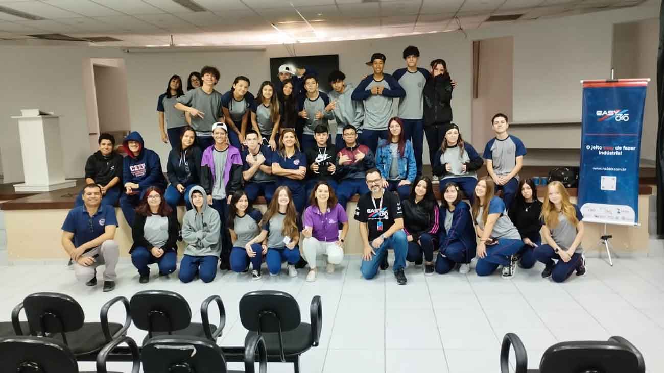 Aprendizagem: CEO da Easy360 faz palestra para estudantes de cursos profissionalizantes