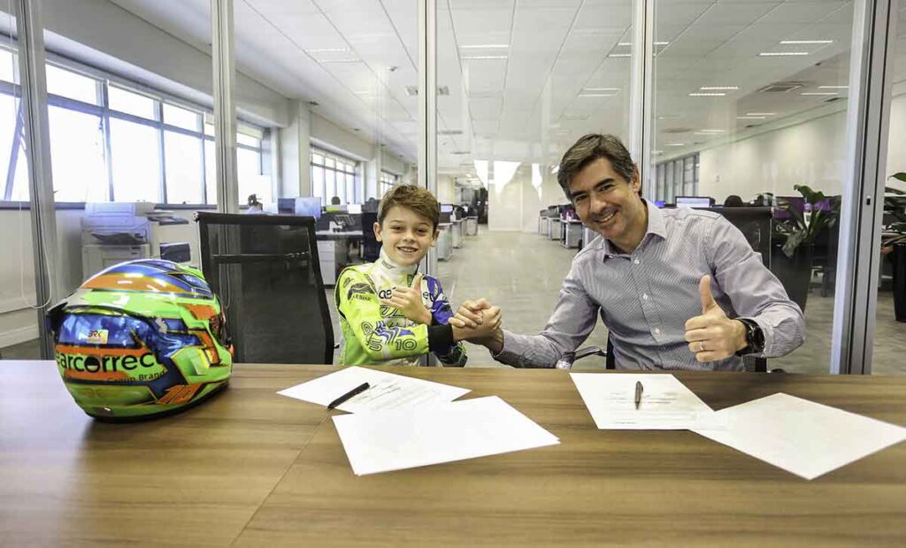 Promessa do kart brasileiro, Gustavo Bonk conta com novo patrocínio para buscar vaga no Bahrein Promessa do kart brasileiro, Gustavo Bonk conta com novo patrocínio para buscar vaga no Bahrein