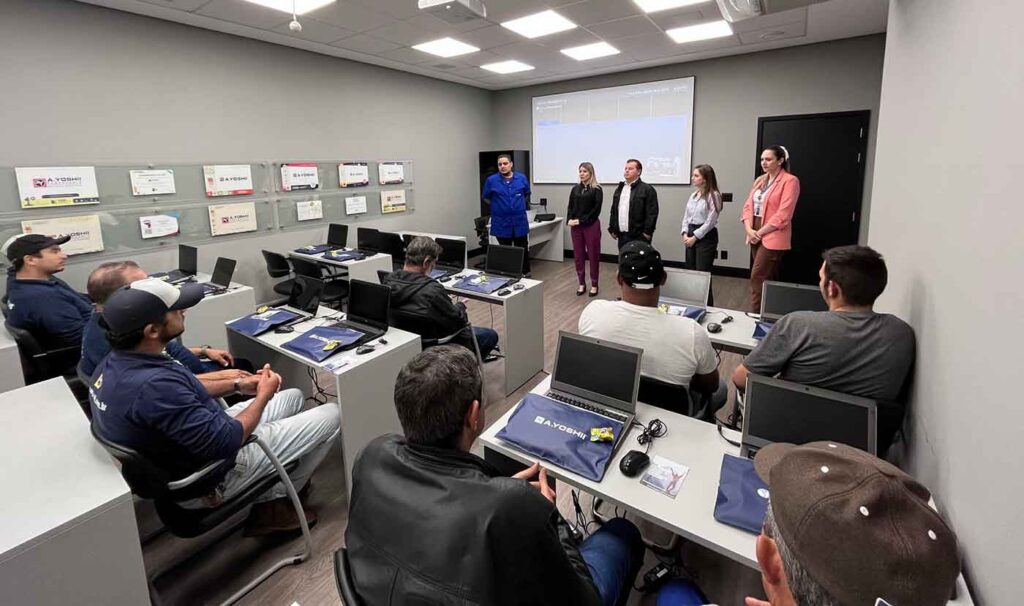 Projeto Click promove alfabetização digital para trabalhadores da construção civil Projeto Click promove alfabetização digital para trabalhadores da construção civil