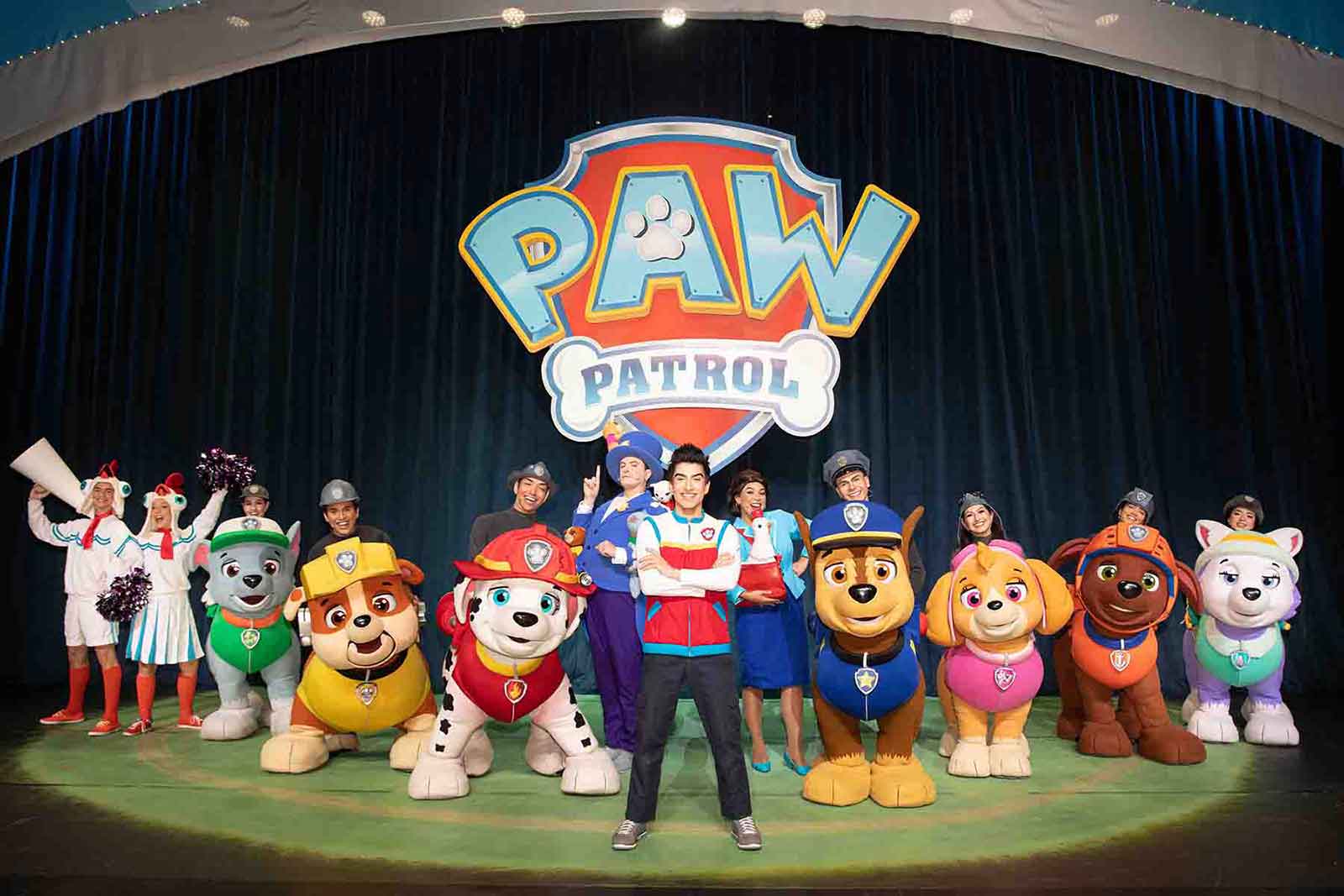 Live show Patrulha Canina, O Musical! “Corrida de Resgate” será apresentado no Guairão