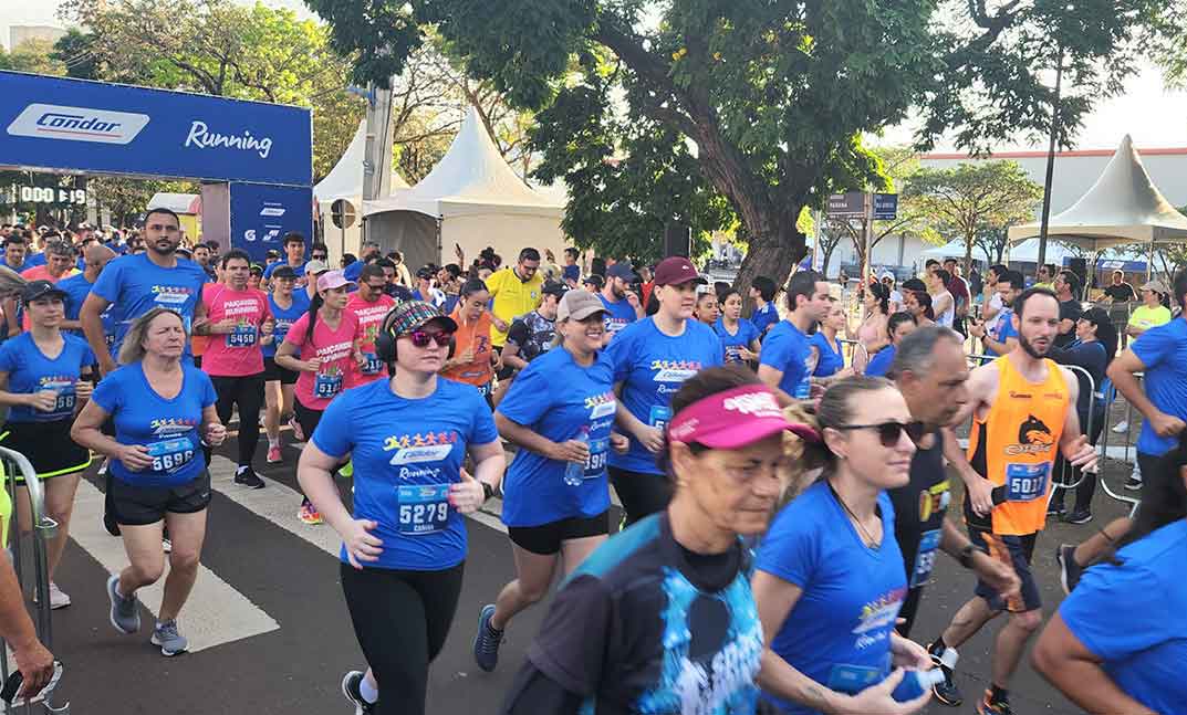 Maringá reuniu milhares de pessoas na Condor Running