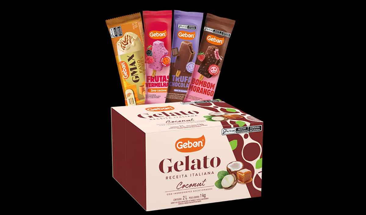 Gebon lança cinco novos sabores de sorvete para o verão