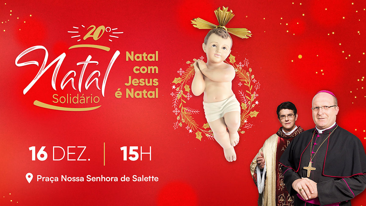 Natal Solidário da Associação Evangelizar tem programação religiosa, cultural e feirão de serviços e empregos