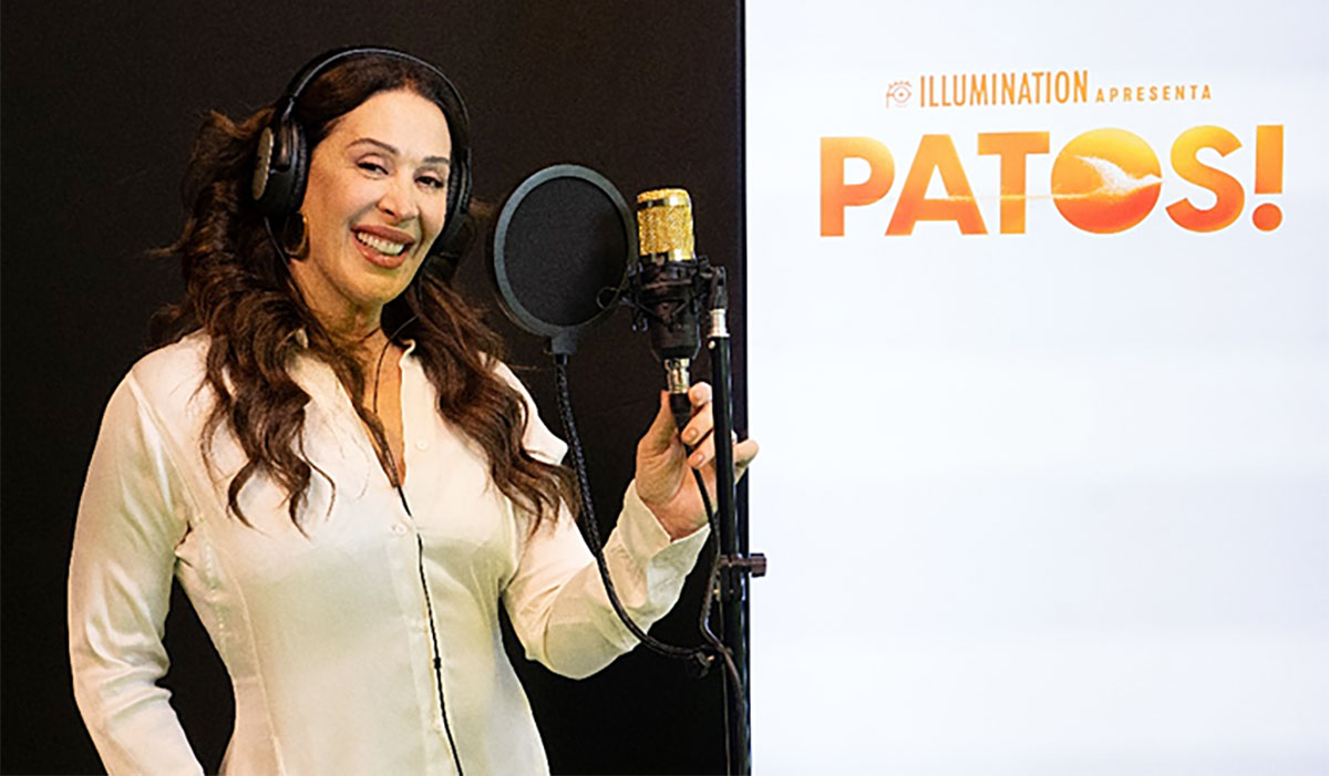 “É um filme muito amoroso, que fala sobre a família e realmente como ela é”, afirma Claudia Raia sobre Patos!, nova animação da Universal Pictures e Illumination