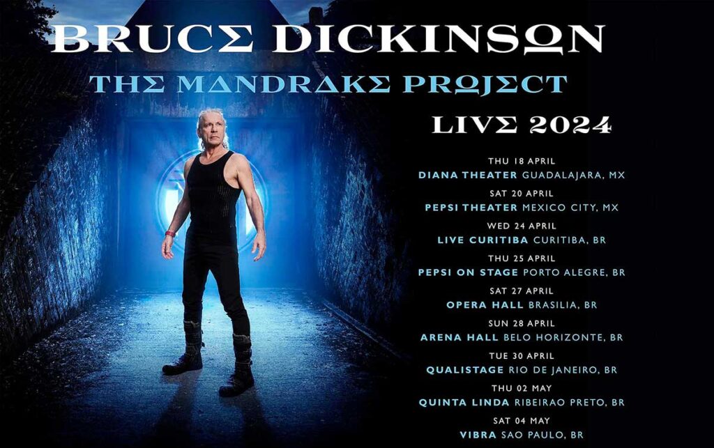 Bruce Dickinson - "The Mandrake Project World Tour" em Curitiba