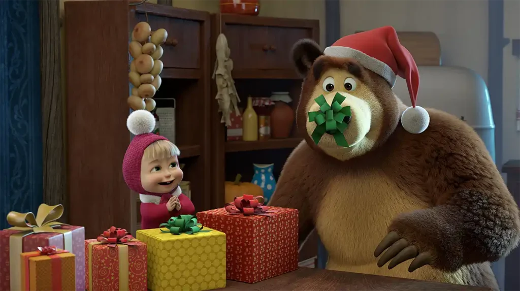 Animação "Masha e o Urso" chega aos cinemas em 15 de fevereiro com sessões antecipadas a partir de 10/2