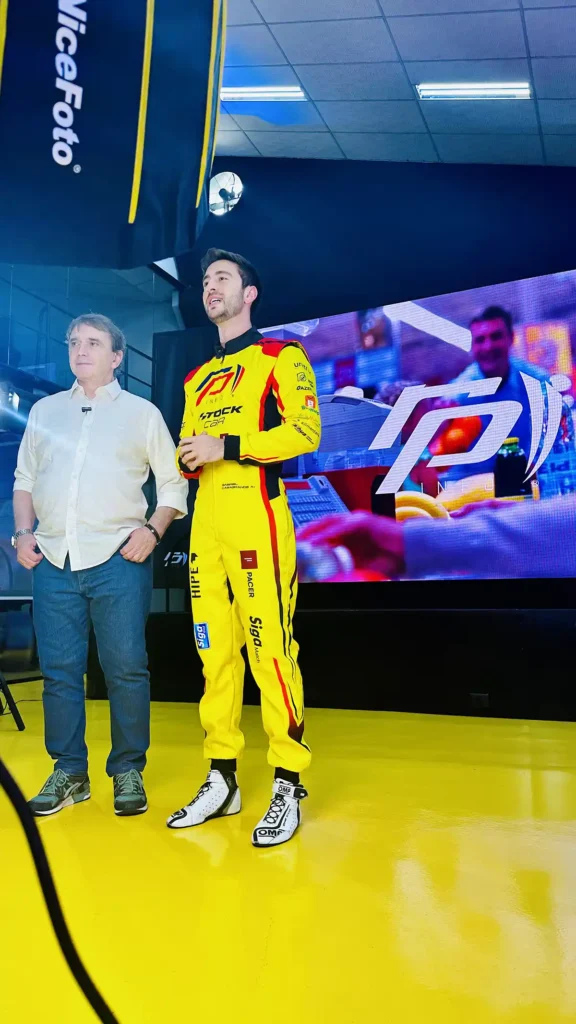 RP Info lança campanha com Reginaldo Leme e patrocínio a Gabriel Casagrande na Stock Car