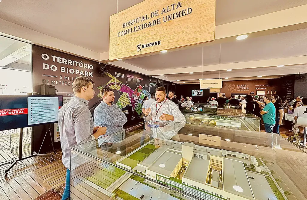 Biopark ultrapassa R$ 3 milhões em negócios durante Show Rural