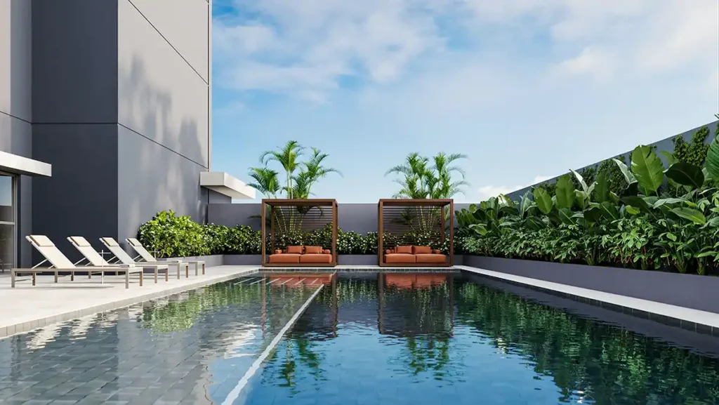 Lazer sob medida: piscinas residenciais inovam o conceito de bem-estar urbano