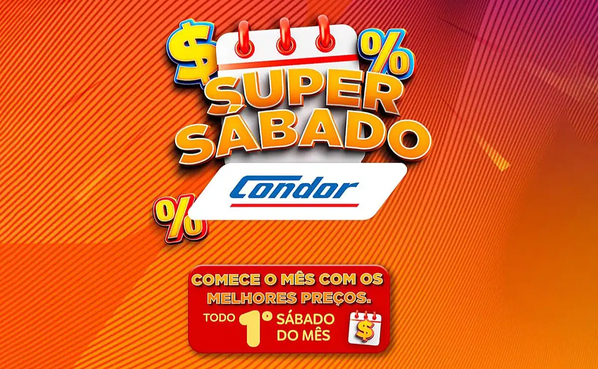 Condor lança campanha especial para primeiro sábado do mês
