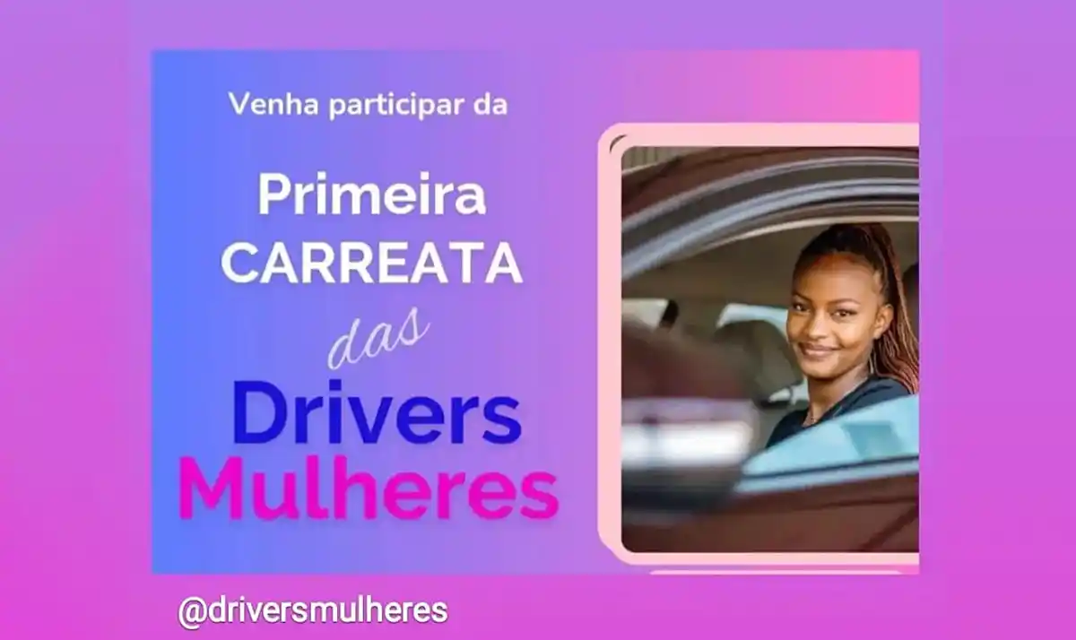 Primeira carreata pelas mulheres motoristas do Paraná no Dia Internacional da Mulher