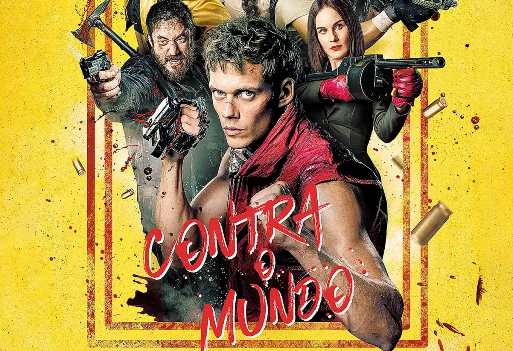 "Contra o Mundo", filme de ação distópico com Bill Skarsgård, ganha cartaz nacional