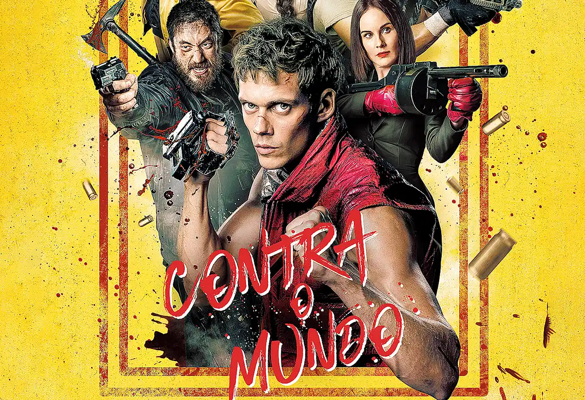 “Contra o Mundo”, filme de ação distópico com Bill Skarsgård, ganha cartaz nacional