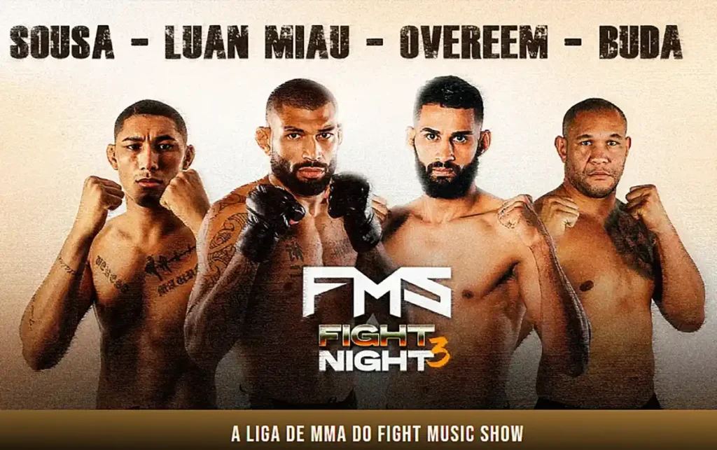 FMS Fight Night está de volta a Curitiba com quase três horas de lutas e atrações musicais FMS Fight Night está de volta a Curitiba com quase três horas de lutas e atrações musicais