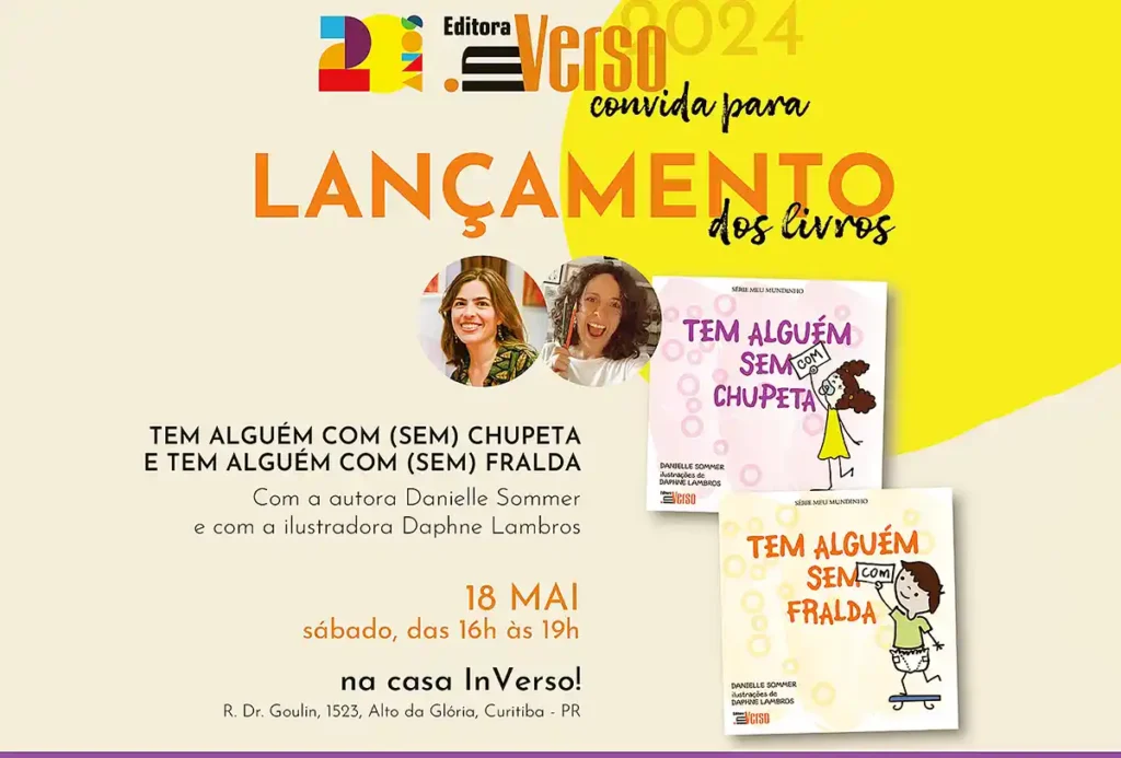 Desfralde e Chupeta: Autoras curitibanas lançam dois livros para abordar o tema