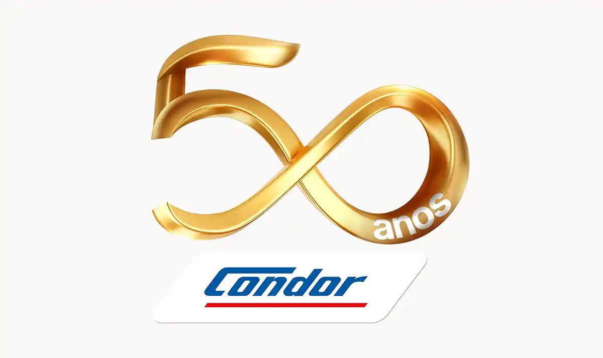 Condor comemora 50 anos com sorteios de 50 carros, 50 motos e centenas de vale-compras