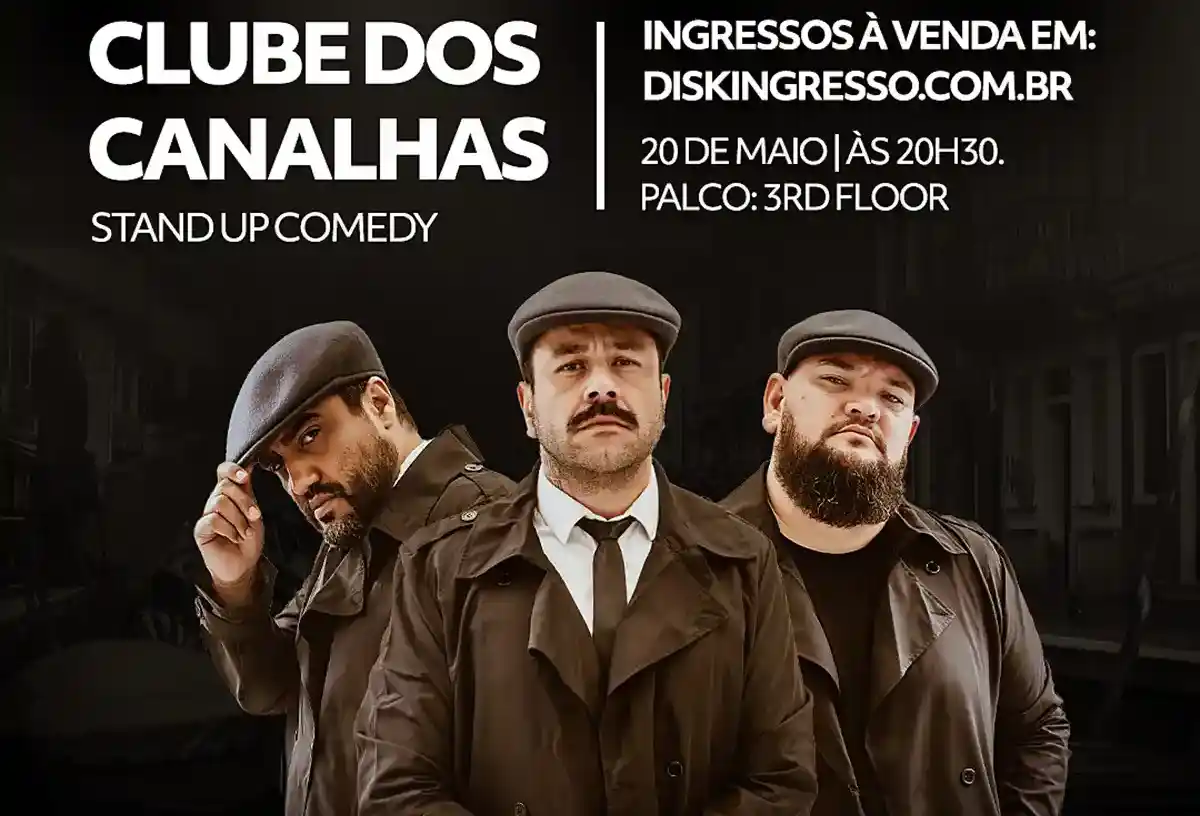 Stand-up Comedy: Clube dos Canalhas se apresenta no Hard Rock Cafe Curitiba