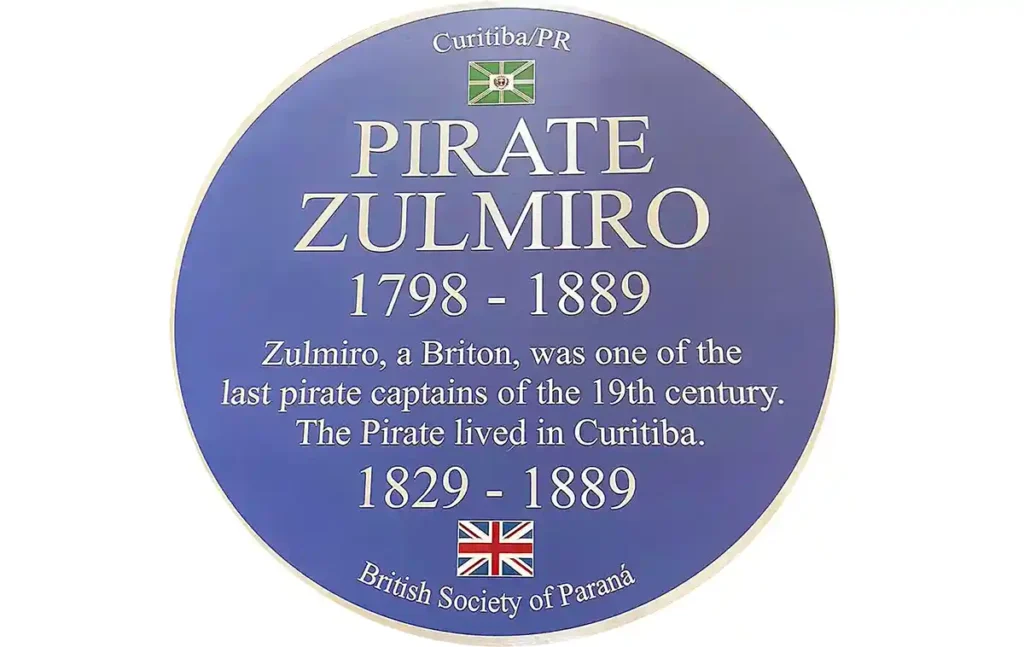 Placa Azul do Pirata Zulmiro: Um tesouro de conexões históricas entre o Reino Unido e o Paraná