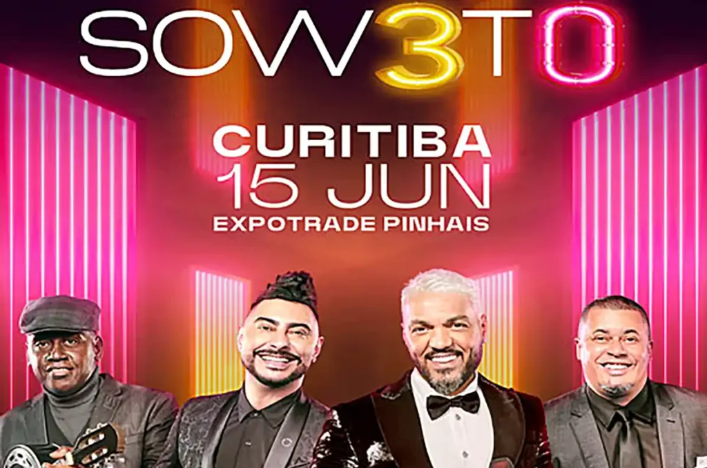 Soweto 30 Anos: O Pagode dos anos 90 ganha vida no Expotrade Pinhais!