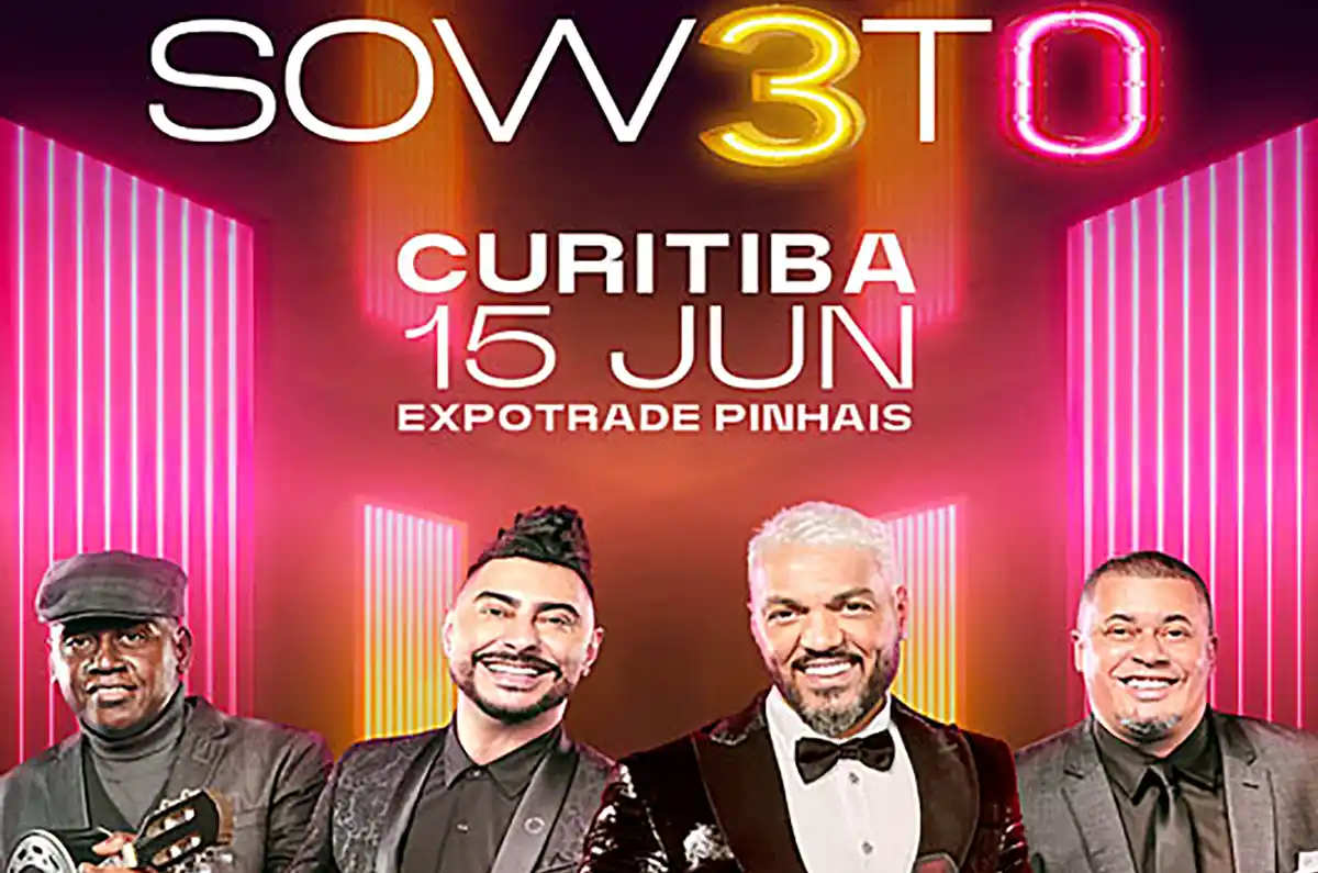 Soweto 30 Anos: O Pagode dos anos 90 ganha vida no Expotrade Pinhais!