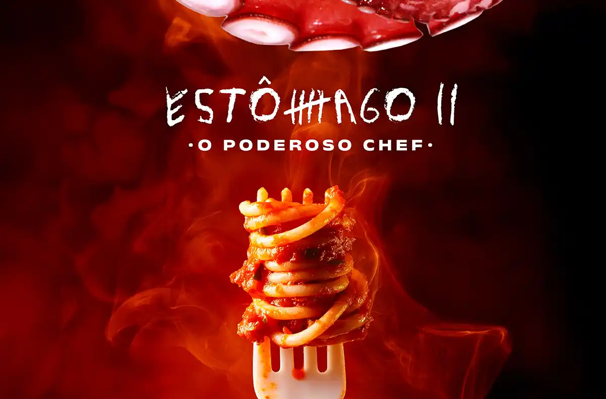 Paris Filmes divulga pôster conceitual de “Estômago 2 – O Poderoso Chef” e confirma participação do longa no 52º Festival de Gramado