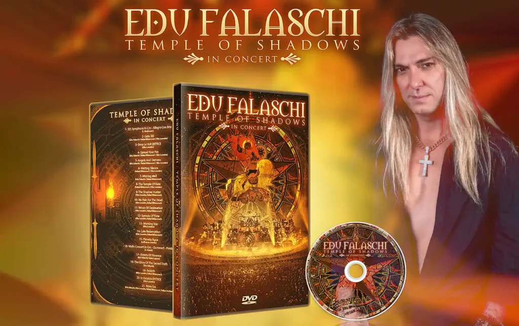 Edu Falaschi anuncia lançamento de DVD ‘Temple of Shadows In Concert’ no Brasil