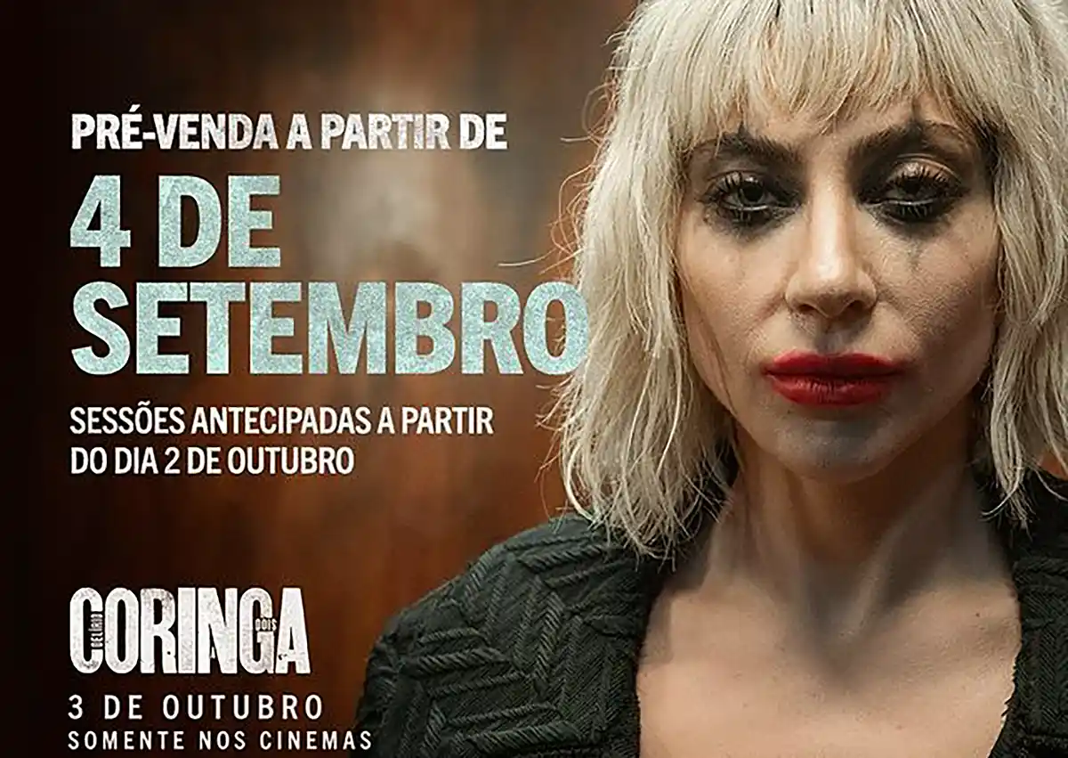 Warner Bros. anuncia pré-venda de ingressos do aguardado Coringa: Delírio a Dois