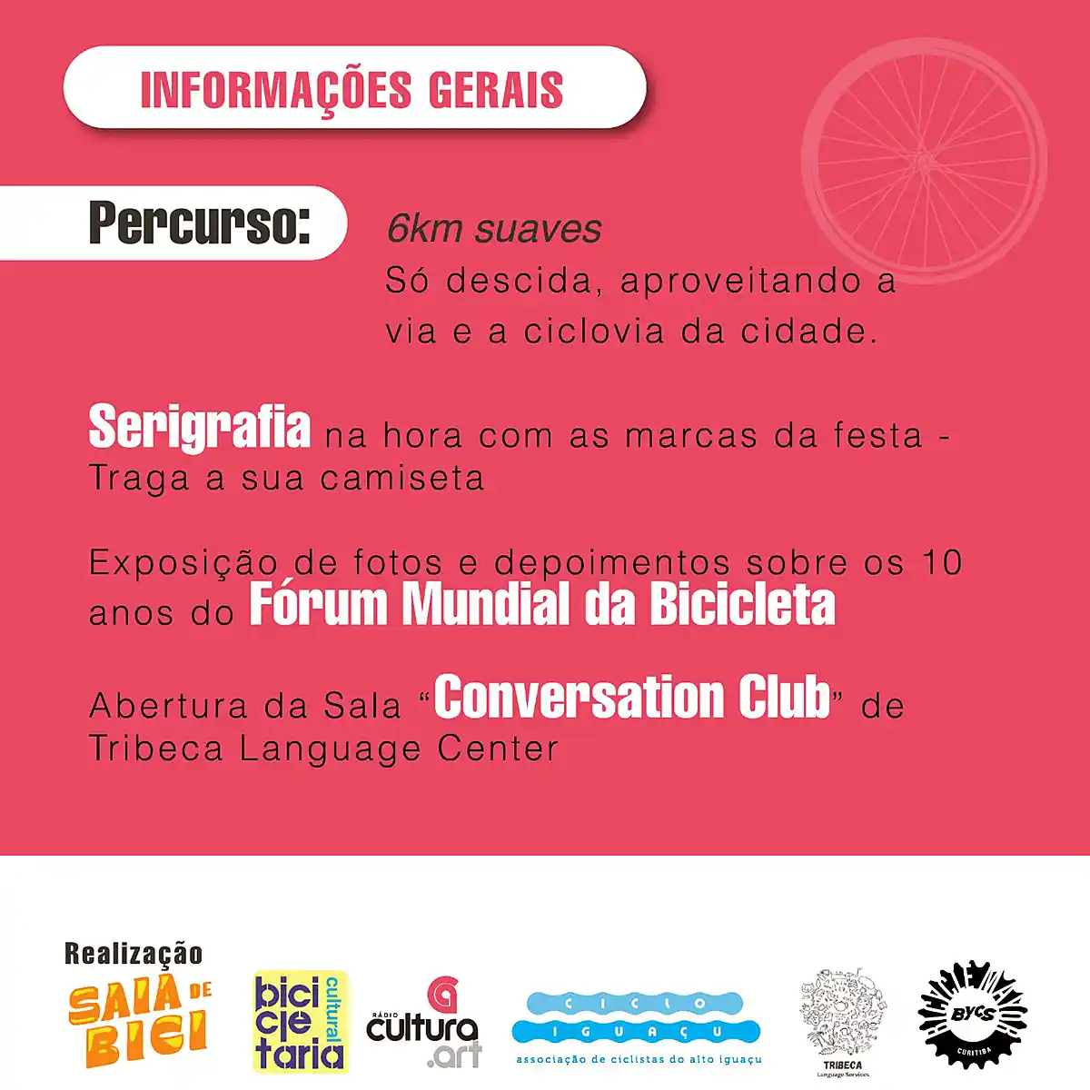Em aniversário conjunto, Rádio Cultura e Bicicletaria Cultural farão festa pelas ruas da cidade Em aniversário conjunto, Rádio Cultura e Bicicletaria Cultural farão festa pelas ruas da cidade