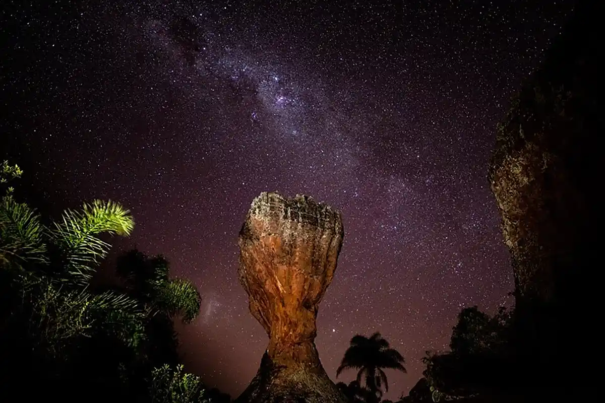 Caminhada Noturna no Parque Estadual de Vila Velha se une ao evento global da NASA Caminhada Noturna no Parque Estadual de Vila Velha se une ao evento global da NASA