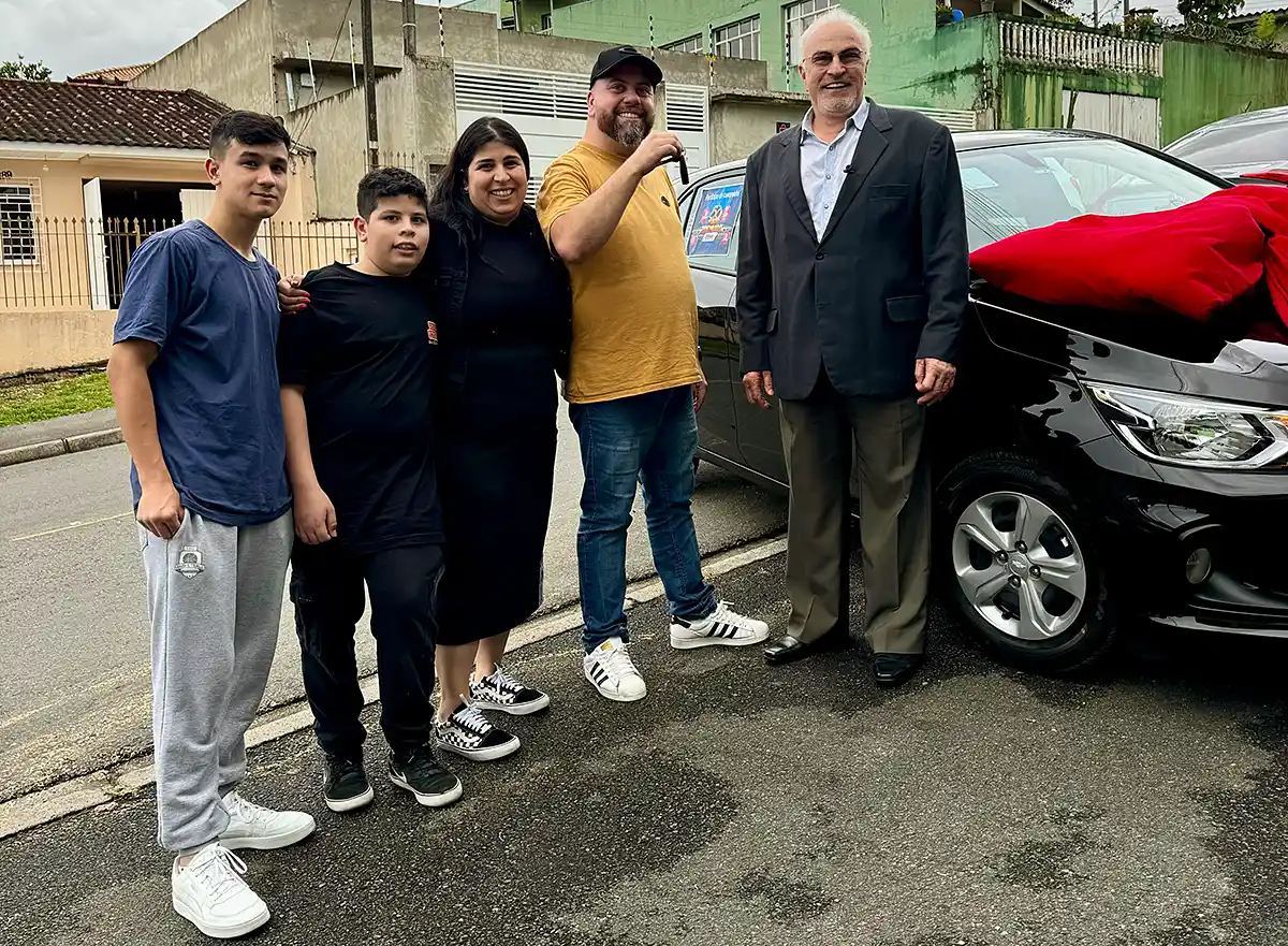 Após ter que se desfazer de carro, morador de Almirante Tamandaré ganha um zero em sorteio do Condor