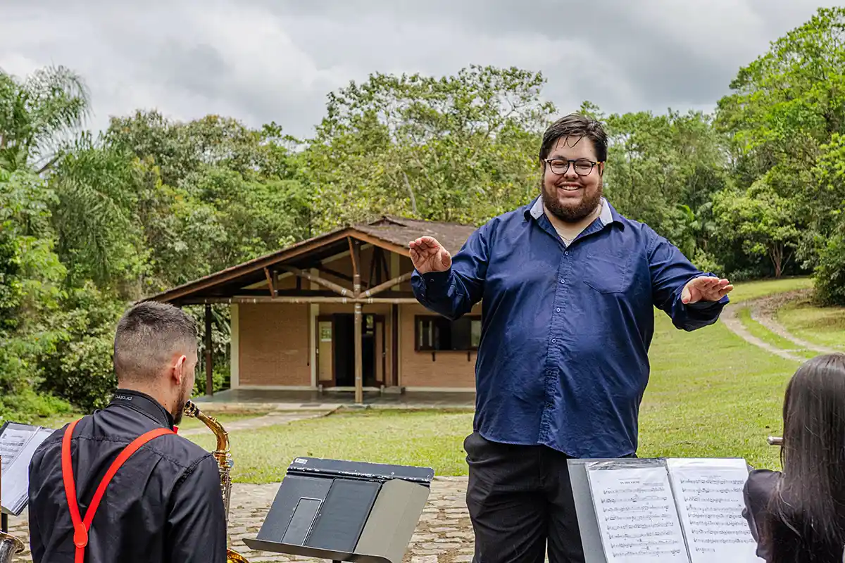 Reserva Natural da SPVS recebe Orquestra de Antonina em celebração às contribuições ambientais e sociais Reserva Natural da SPVS recebe Orquestra de Antonina em celebração às contribuições ambientais e sociais