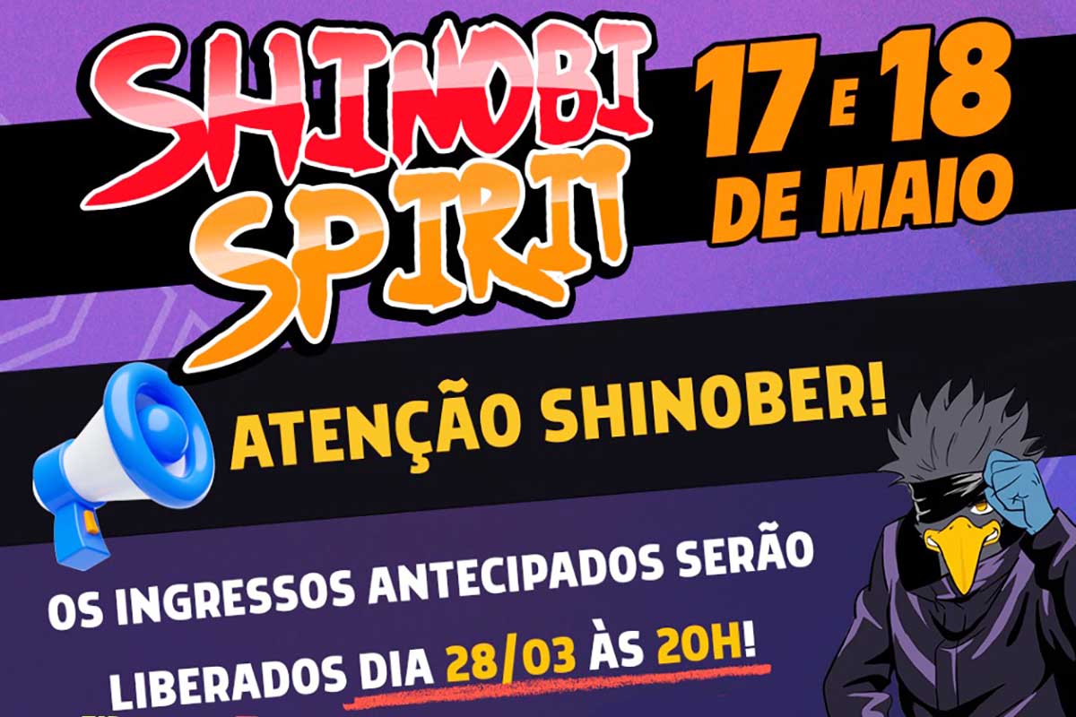 Renan Vidal, a voz por trás de personagens que marcaram gerações, confirmado no Shinobi Spirit