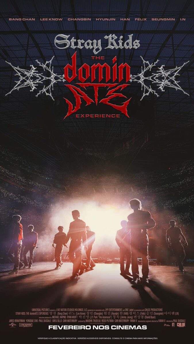 Universal Pictures divulga primeiro trailer de "Stray Kids: The DominATE Experience" e abre pré-venda de ingressos Universal Pictures divulga primeiro trailer de "Stray Kids: The DominATE Experience" e abre pré-venda de ingressos