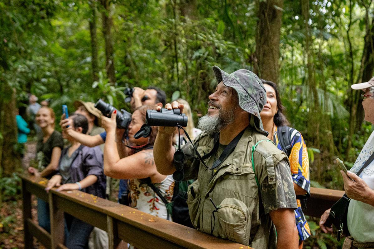 Global Big Day na Grande Reserva Mata Atlântica mobiliza observadores de aves em reserva da SPVS no litoral do Paraná