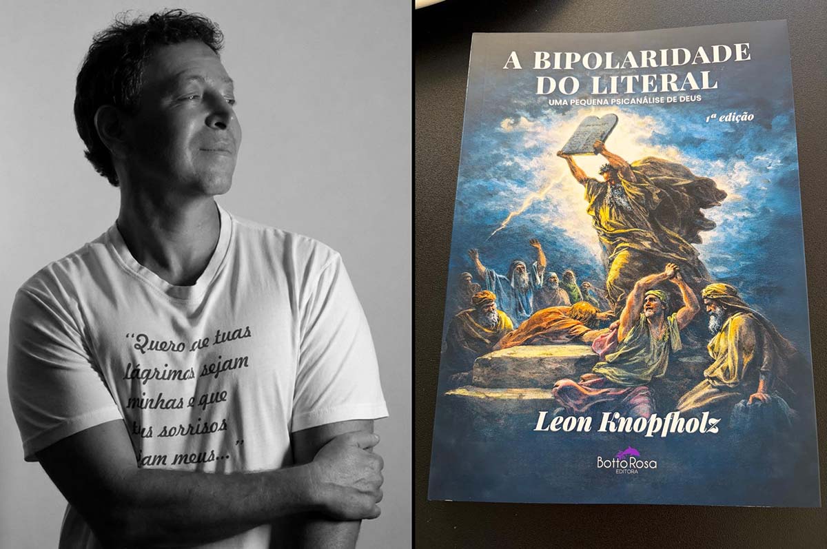 Entre a letra e o abismo: Leon Knopfholz lança novo  livro