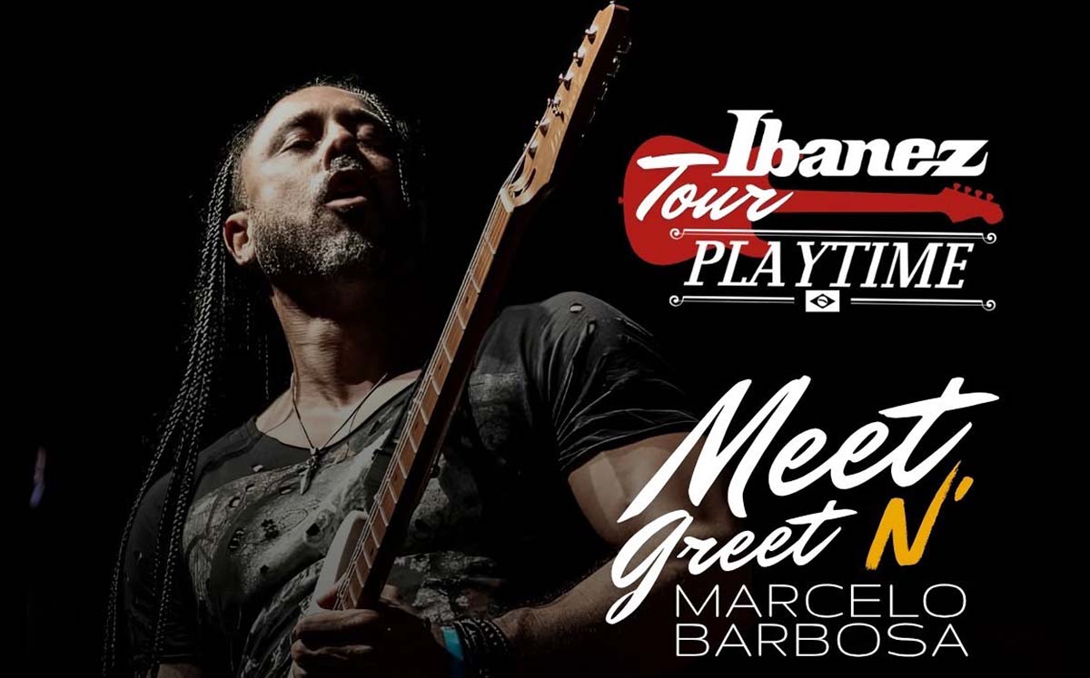 Escola de Música 180bpm realiza evento da Ibanez Tour com Marcelo Barbosa, do Angra
