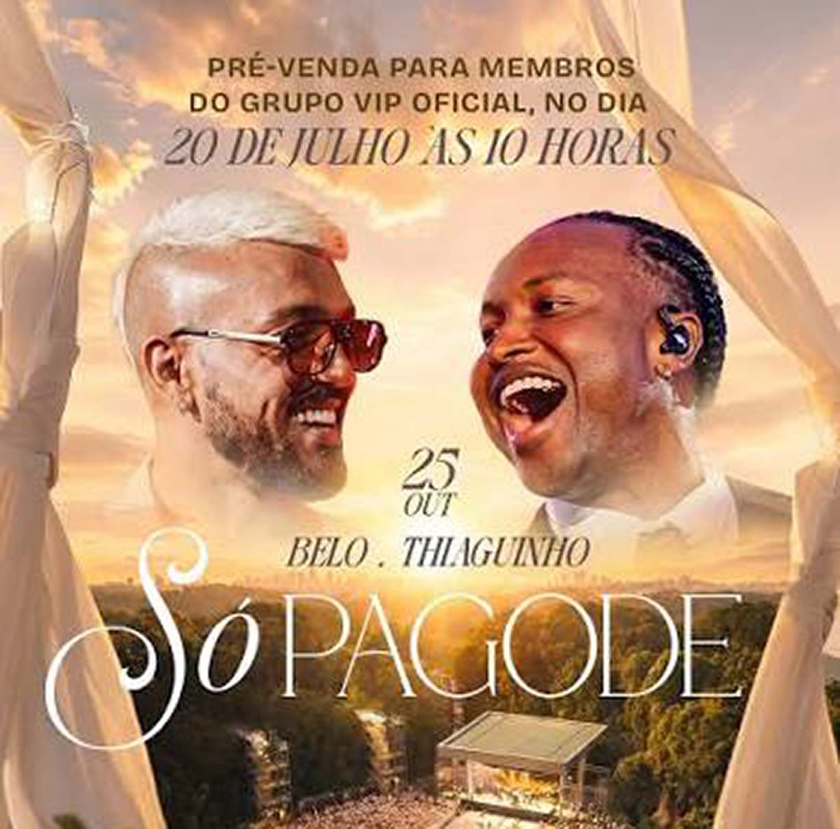 Belo e Thiaguinho se apresentam em Curitiba com o show Só Pagode Belo e Thiaguinho se apresentam em Curitiba com o show Só Pagode