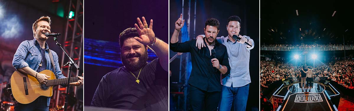 Michel Teló, César Menotti & Fabiano e João Bosco & Vinícius celebram época de ouro do sertanejo universitário em Curitiba