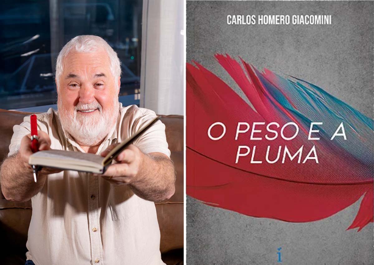 Carlos Homero Giacomini lança primeiro romance em evento na Livraria da Vila do Pátio Batel